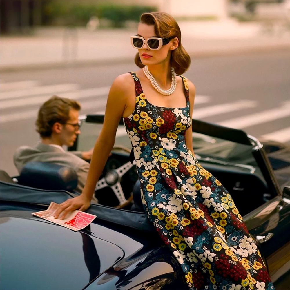 ANTHROPOLOGIE Maeve marigold midi dress